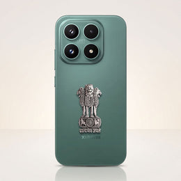 Xiaomi 17 5G Compatible Satyamev Jayate 3D Metal Emblem Sticker