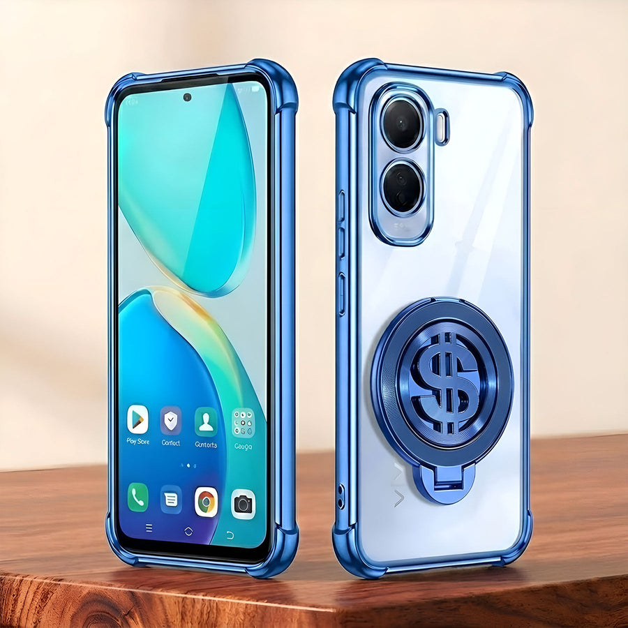 Vivo T5 Pro 5G Four Corner Airbags 100% Original Astro Money Magnet Rotating Dollar Case