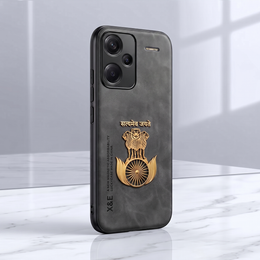 Redmi Note 13 Pro+ 5G Satyamev Jayate Comfortable Leather Phone Case