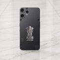 Nothing Phone 2 Pro 5G Compatible Satyamev Jayate 3D Metal Emblem Sticker