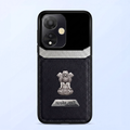 Oppo A59 5G Satyamev Jayate 2-in-1 Emblem Leather Lens Protective Back Case