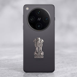 OPPO Find X8 Pro 5G Compatible Satyamev Jayate 3D Metal Emblem Sticker
