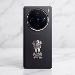Vivo X100 Pro 5G Compatible Satyamev Jayate 3D Metal Emblem Sticker