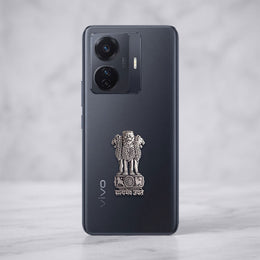Vivo T1 Pro 5G Compatible Satyamev Jayate 3D Metal Emblem Sticker