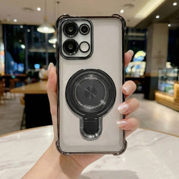 Oppo F31 5G Luxury Four Corner Invincible Bracket Ring Stand Case
