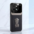 Vivo Y58 5G Satyamev Jayate 3D Metal Leather Back Case