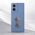 Motorola G96 5G Compatible Satyamev Jayate 3D Metal Emblem Sticker
