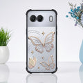 Oneplus Nord 4 5G Transparent Butterfly Anti-Yellow Airbag Cover