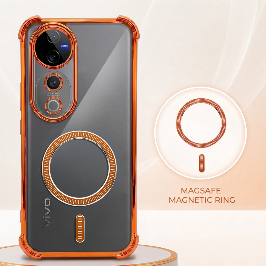 Vivo V40 Pro 5G Magsafe Airbag Cosmic Orange Case