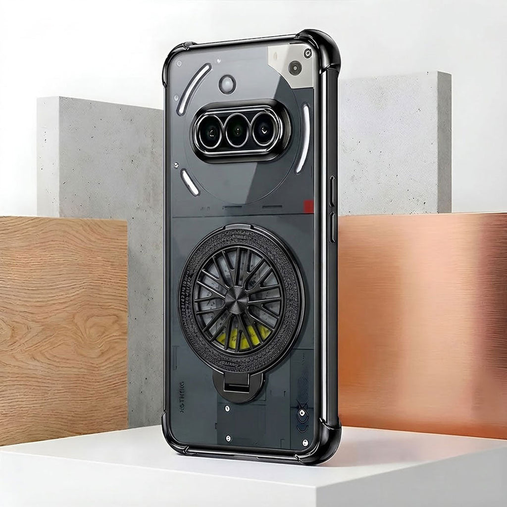 Nothing Phone 3a 5G Premium Stress Buster Wheel Rotating Shockproof Airbags Case