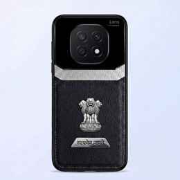 Oppo F29 Pro 5G Satyamev Jayate 2-in-1 Emblem Leather Lens Protective Back Case