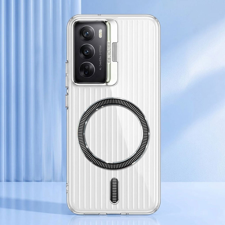 Oppo Reno12 Pro 5G Anti-Yellow Magsafe Liquid Crystal Clear Case