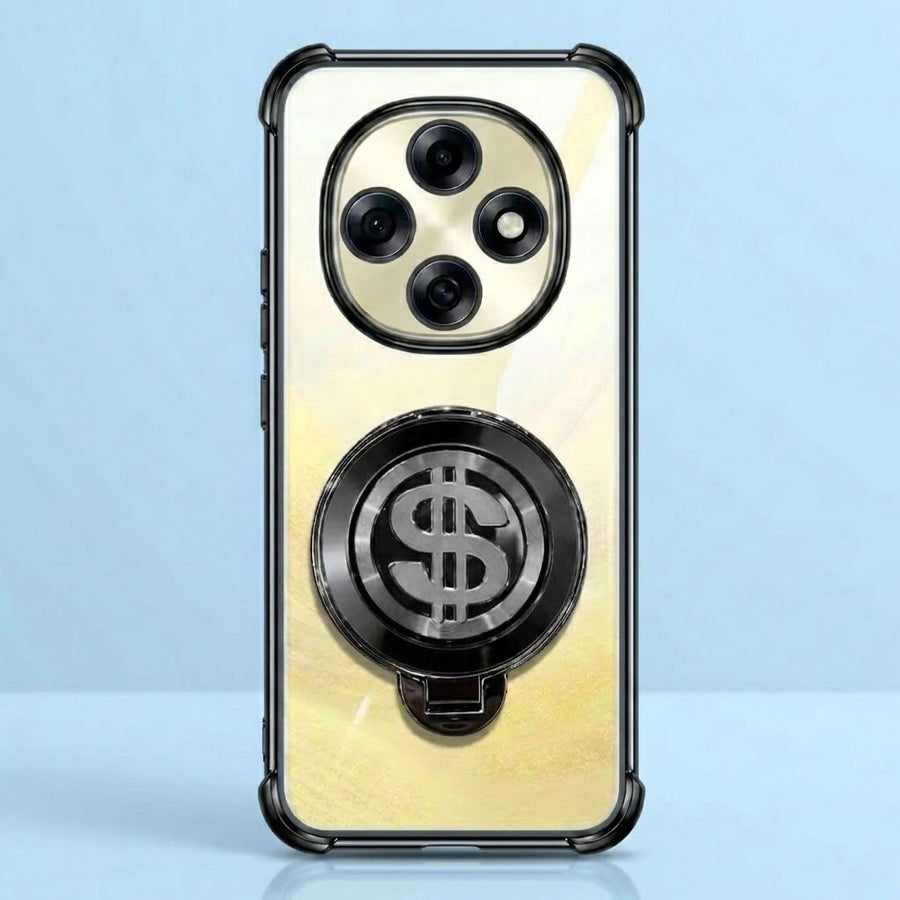 Oppo F31 Pro 5G Four Corner Airbags 100% Original Astro Money Magnet Rotating Dollar Case