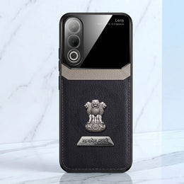 Oppo K12x 5G Satyamev Jayate 2-in-1 Emblem Leather Lens Protective Back Case