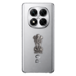 POCO X7 5G Compatible Satyamev Jayate 3D Metal Emblem Sticker