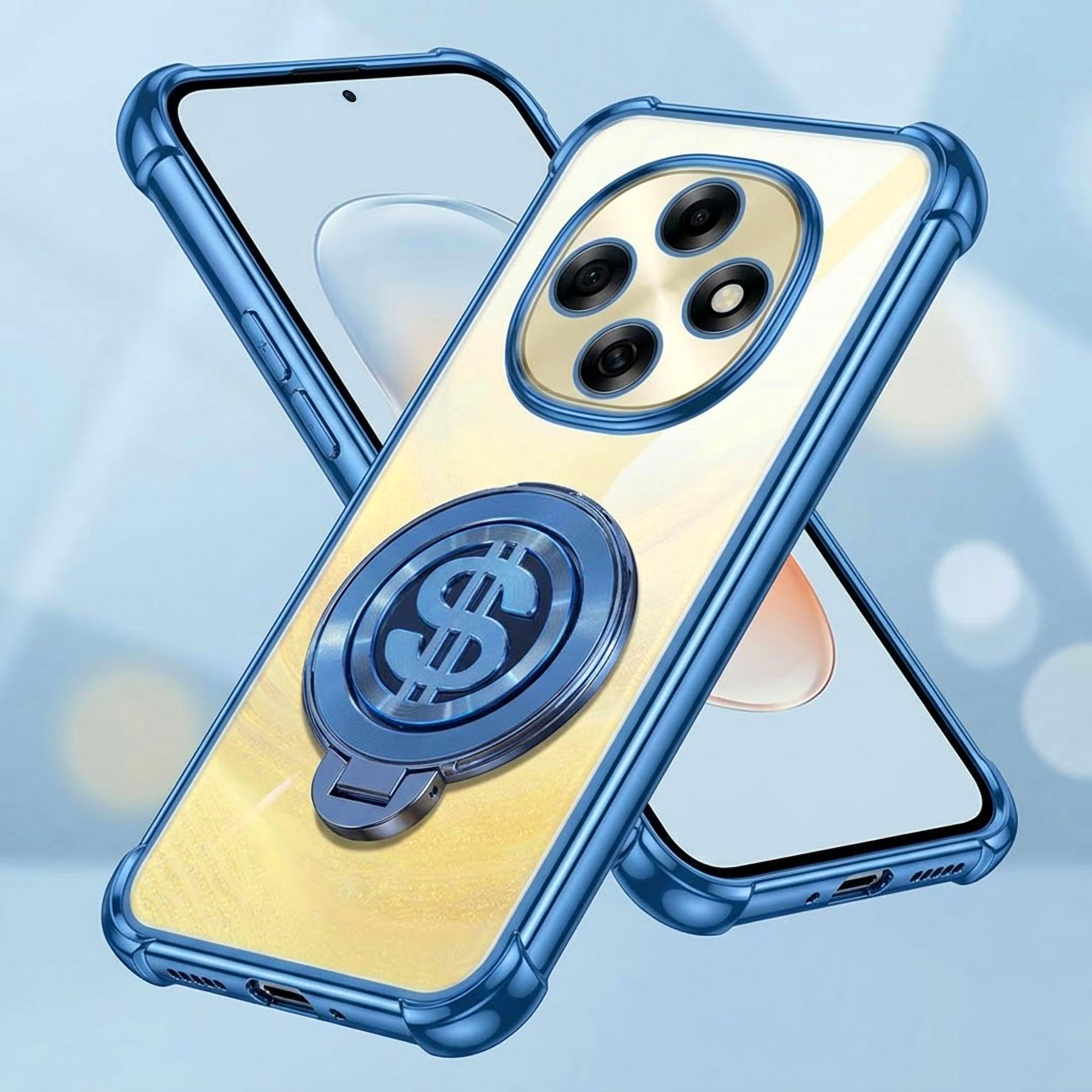 Oppo F31 Pro 5G Four Corner Airbags 100% Original Astro Money Magnet Rotating Dollar Case