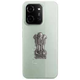 POCO C85 5G Compatible Satyamev Jayate 3D Metal Emblem Sticker