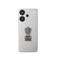 POCO F6 5G Compatible Satyamev Jayate 3D Metal Emblem Sticker