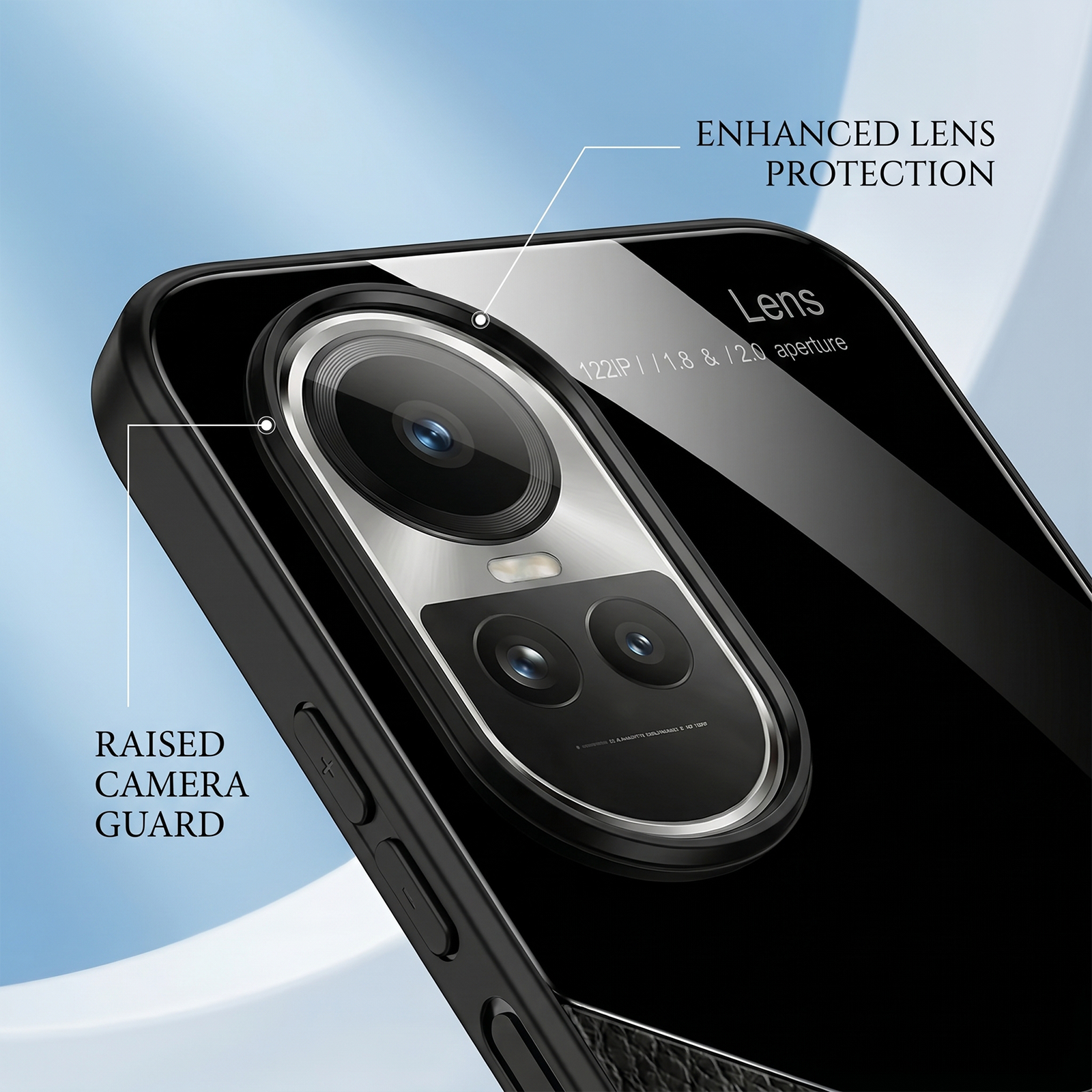 Oppo Reno 10 5G Premium Magsafe Magnetic Leather Lens Protective Case