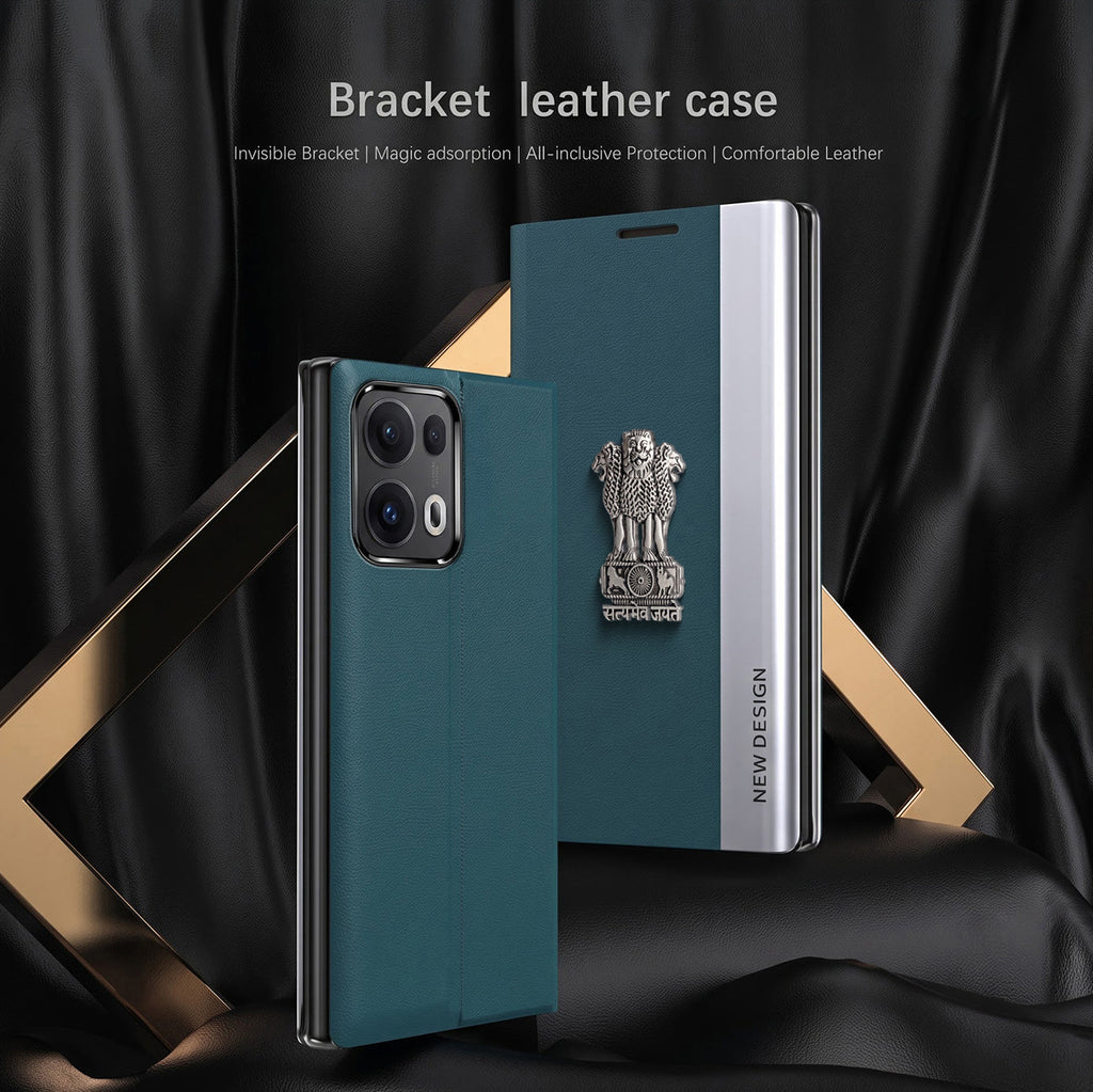 Oppo Reno 13 Pro 5G Satyamev Jayate Flip Leather Case