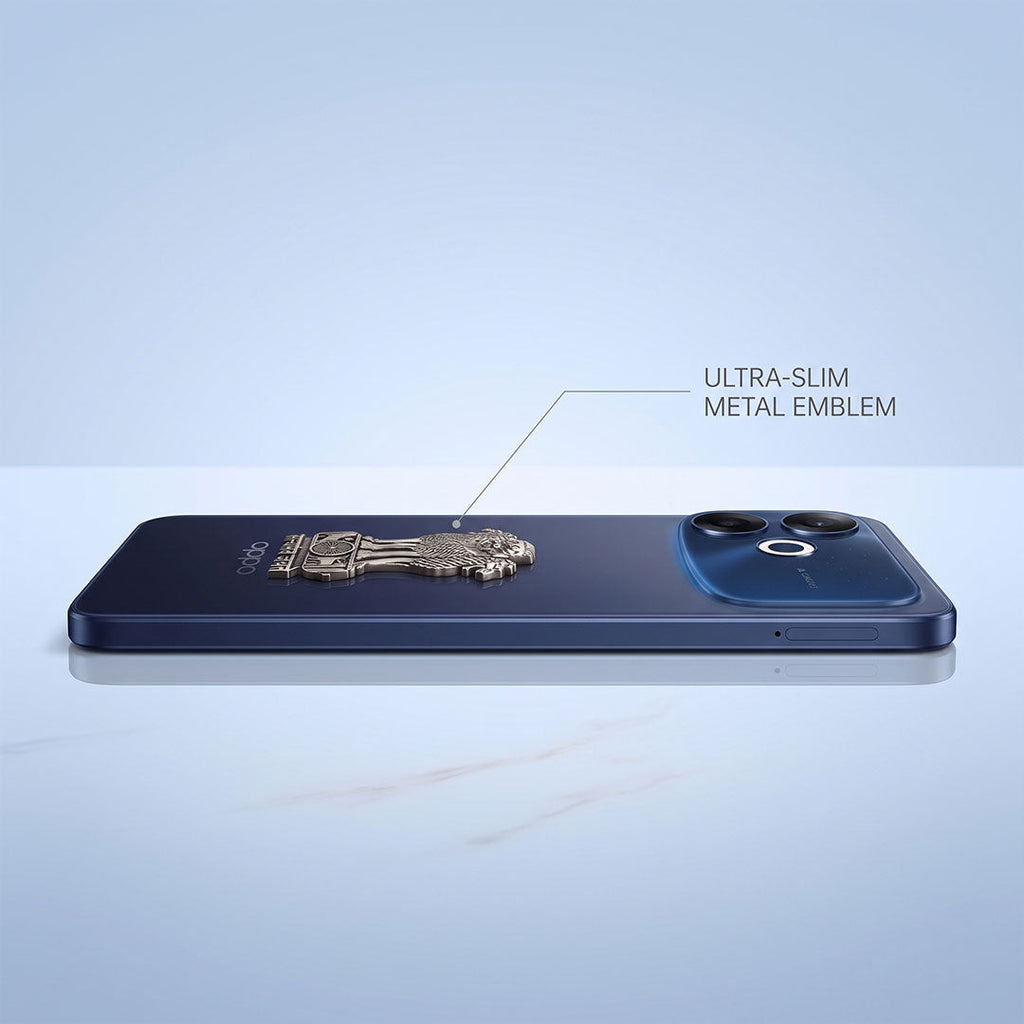 Oppo F33 Pro 5G Compatible Satyamev Jayate 3D Metal Emblem Sticker