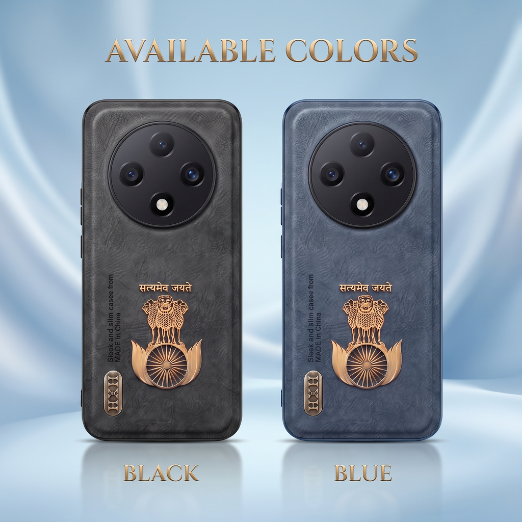 Oppo F27 Pro+ 5G Skin Feel 3D Satyamev Jayate PU Leather Case