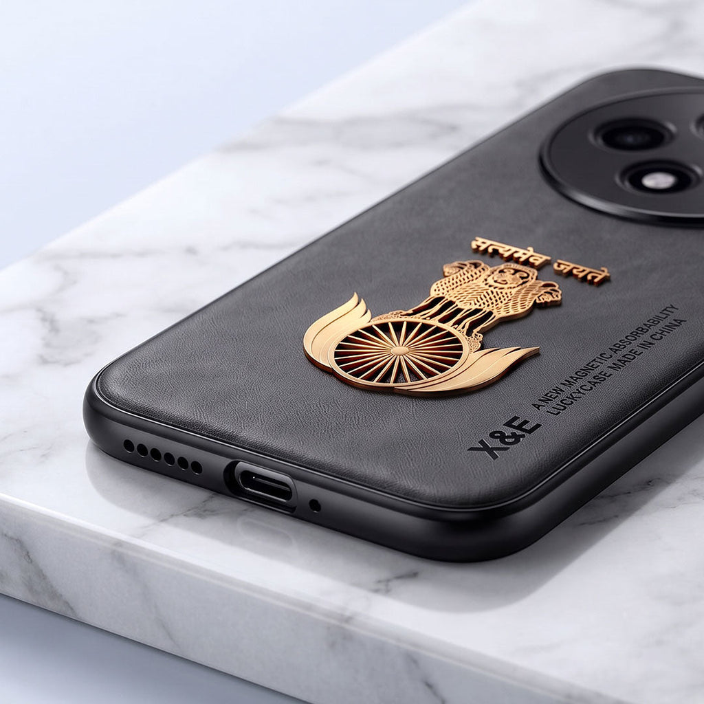 Oppo F27 Pro+ 5G Satyamev Jayate Comfortable Leather Phone Case