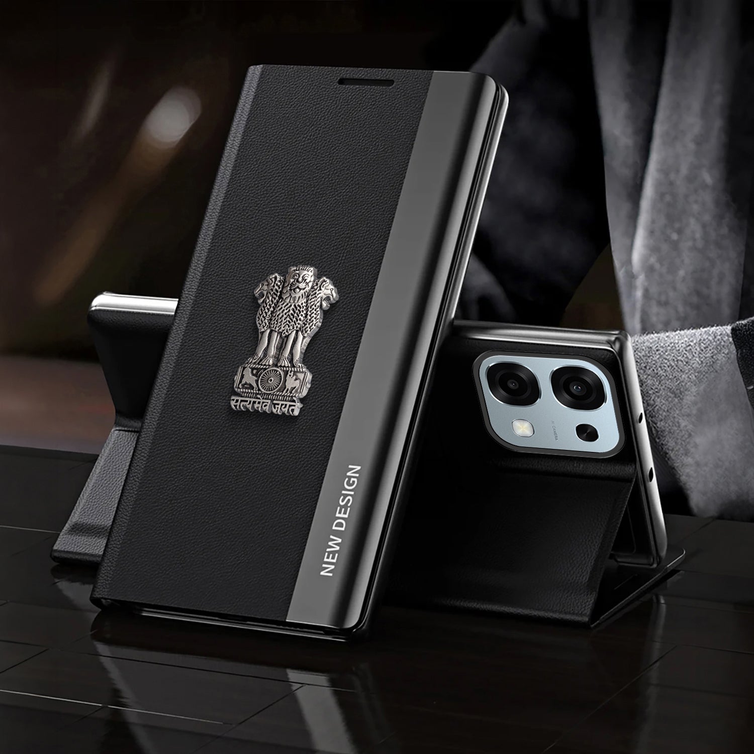 Vivo T5x 5G Satyamev Jayate Flip Leather Case