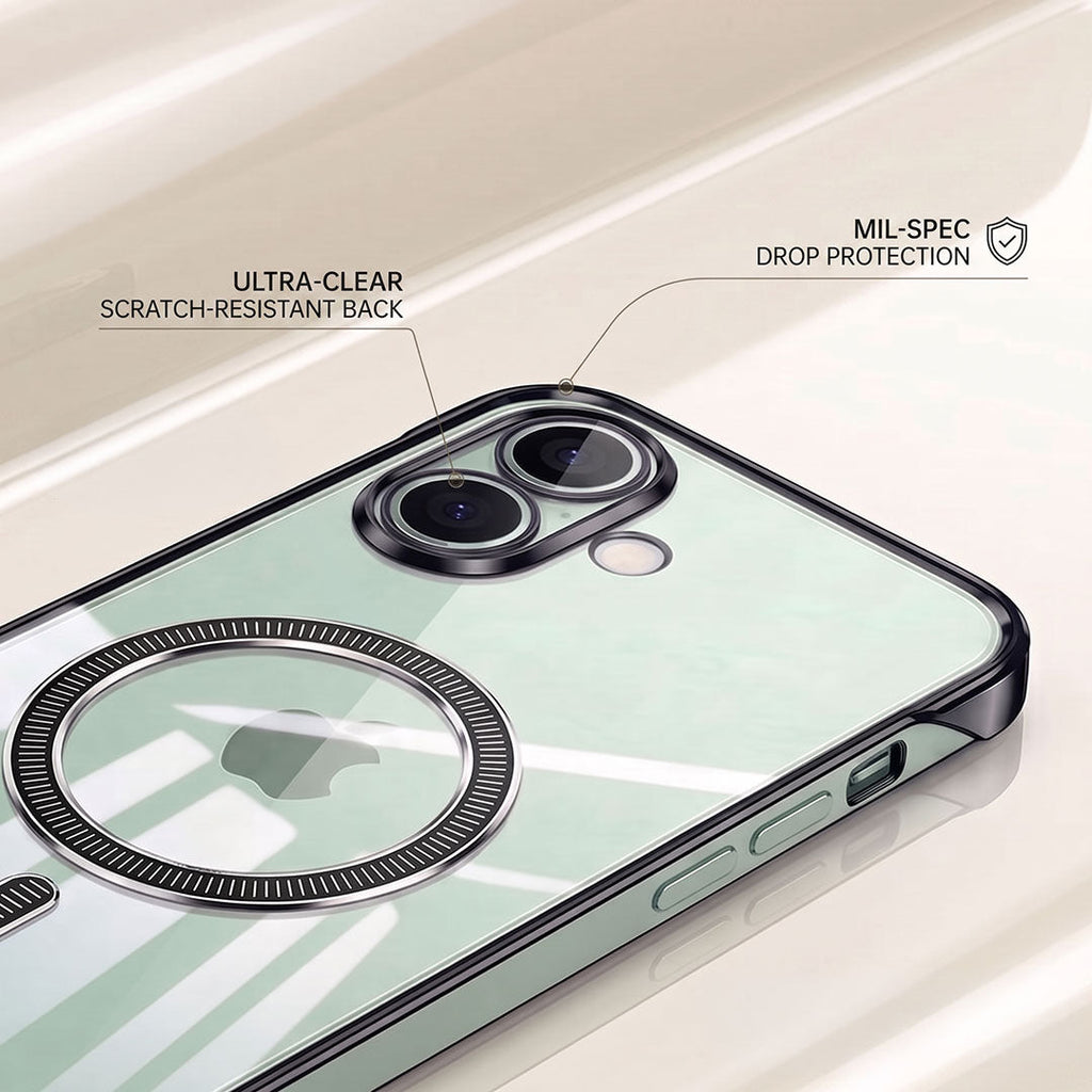 iPhone 16 Plus 5G Frameless MagSafe Shockproof Case