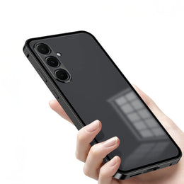 Samsung Galaxy A36 5G Aluminium Metal Bumper Shield Transparent Back Case