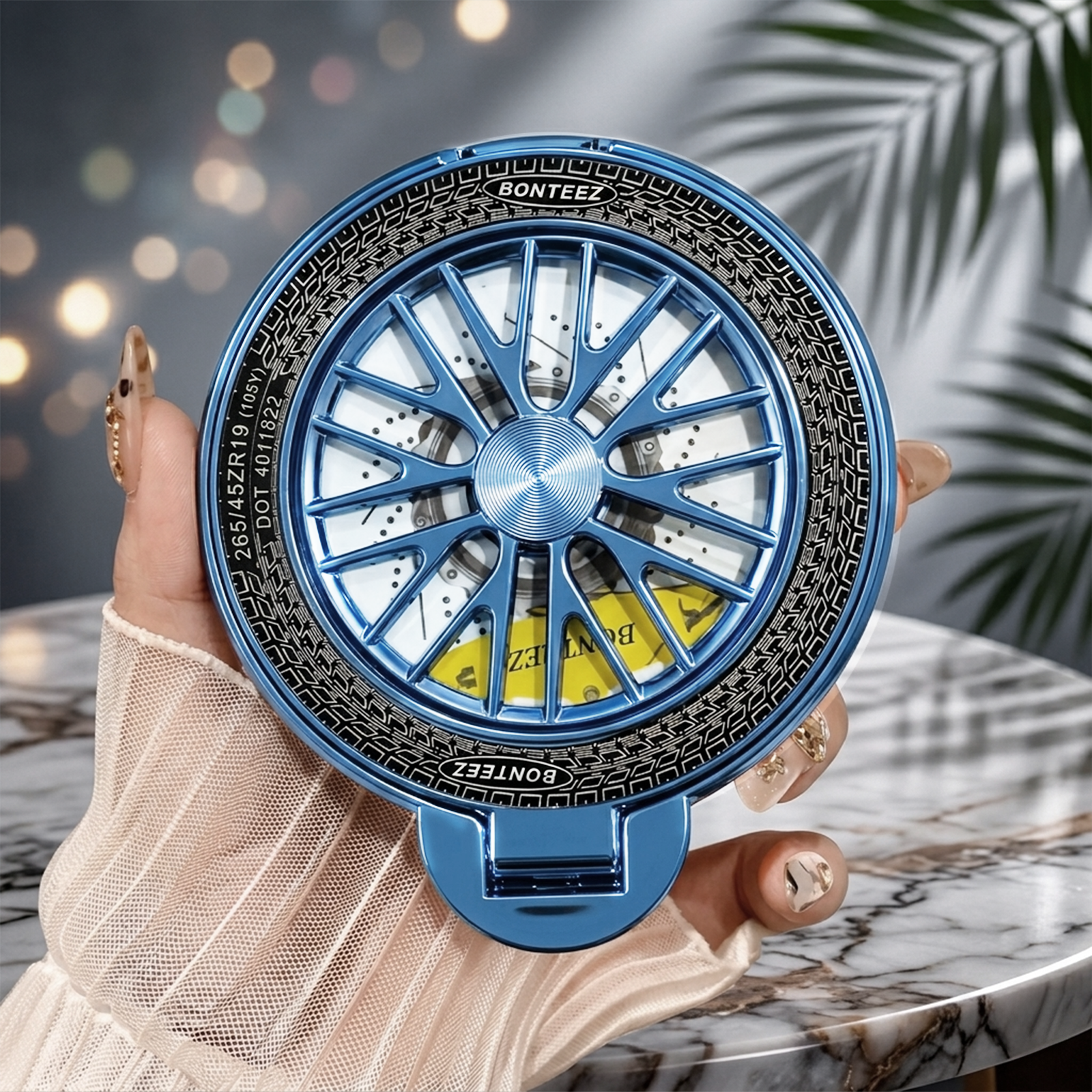 Vivo Y200 5G Premium Stress Buster Wheel Rotating Shockproof Airbags Case