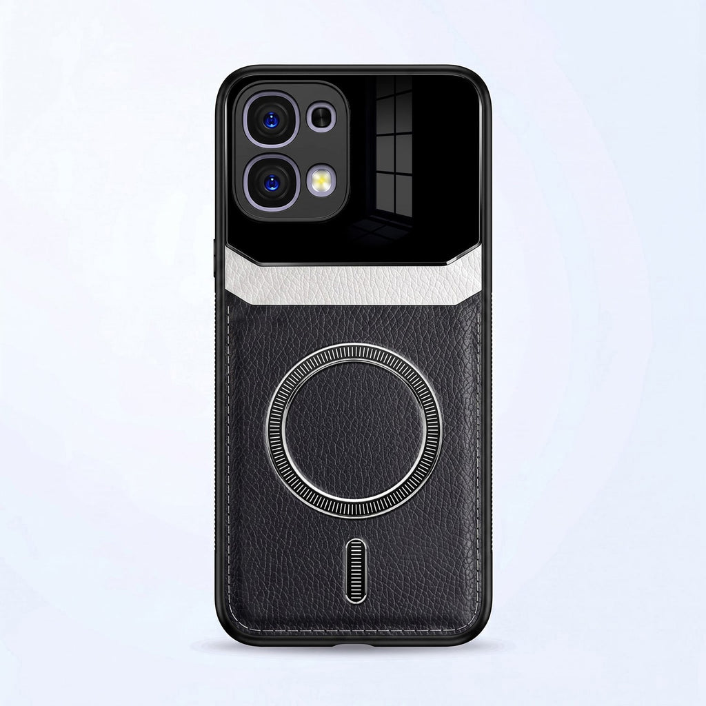 Oppo F31 5G Premium Magsafe Magnetic Leather Lens Protective Case