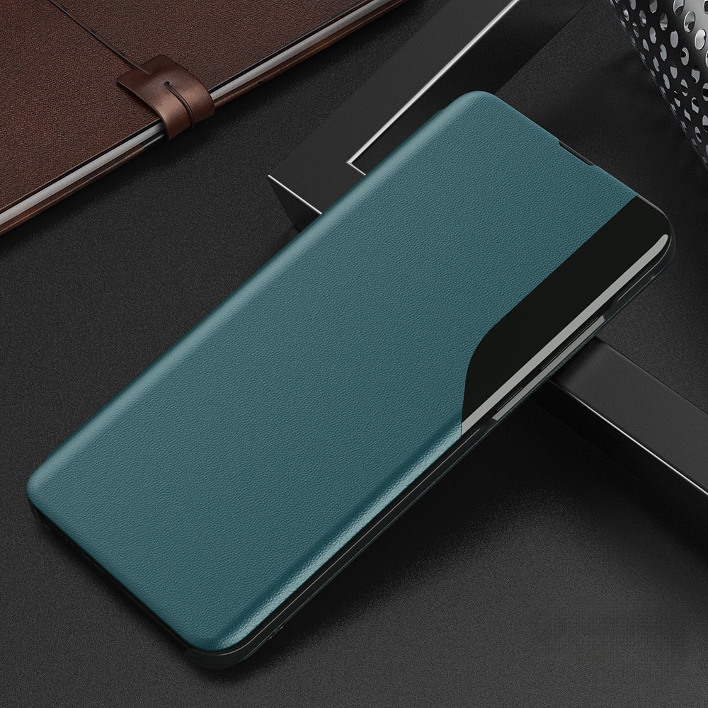 Oppo Reno 12 5G Luxury Half Window Leather Flip Case