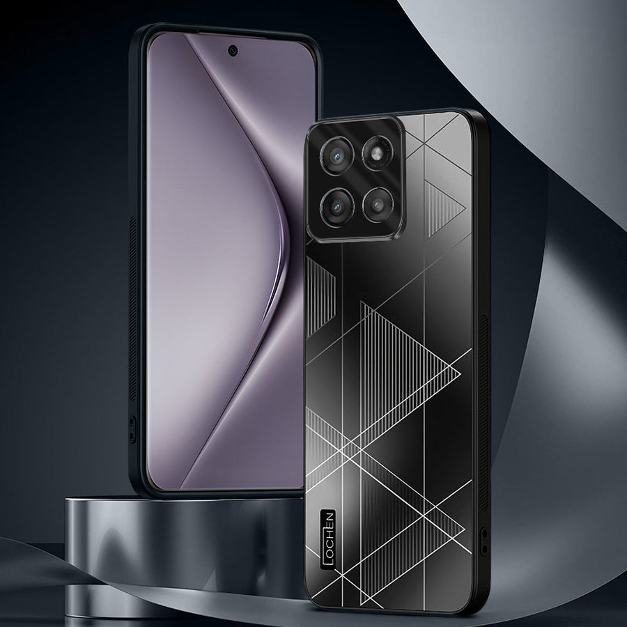 Motorola Edge 60 Fusion 5G Triangle Pattern Matte Back Shockproof Case