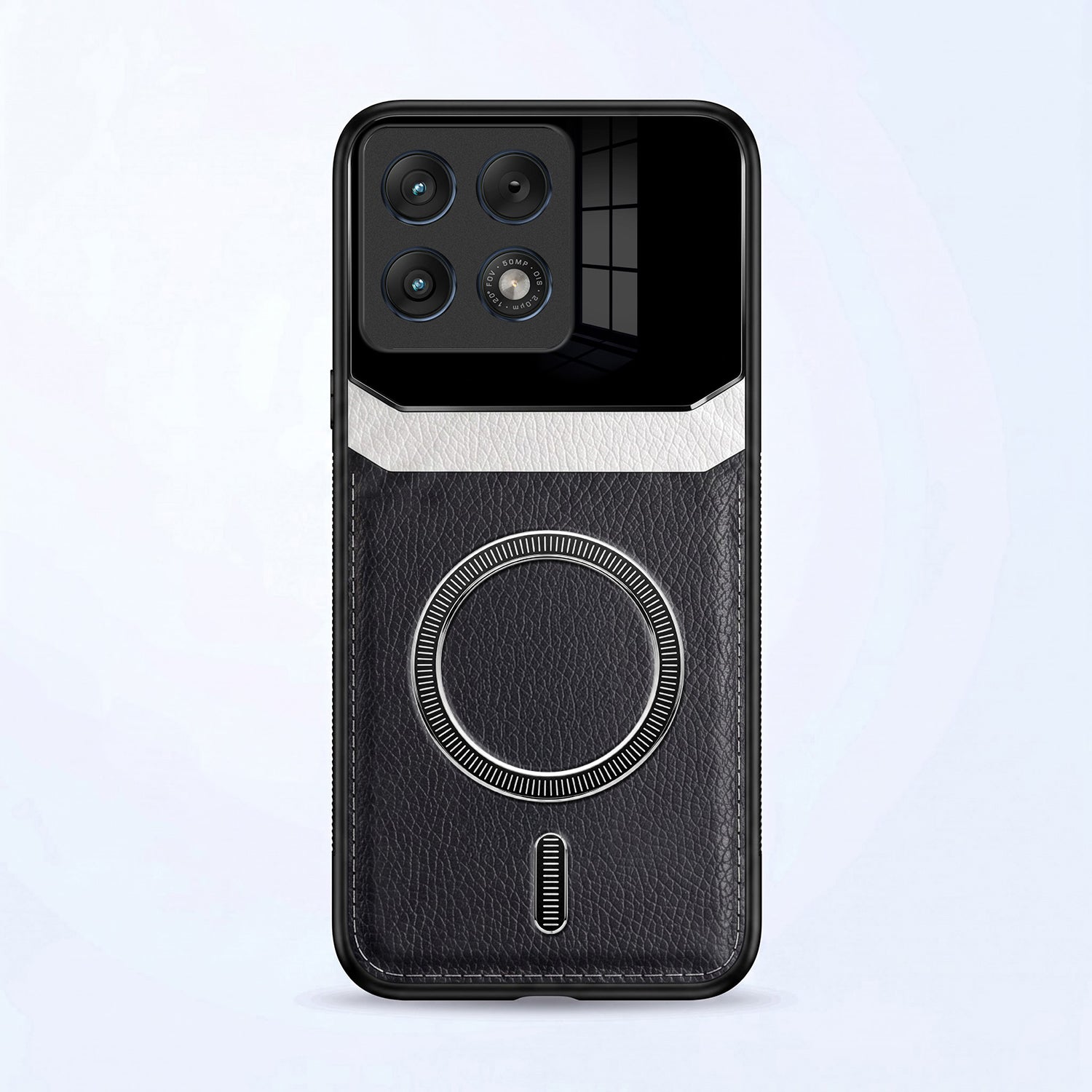 Motorola Edge 70 Pro 5G Premium Magsafe Magnetic Leather Lens Protective Case