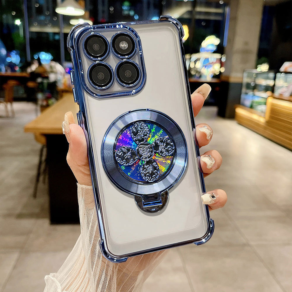 Motorola Edge 60 Pro 5G Reflective Fidget Rotating Airbag Case