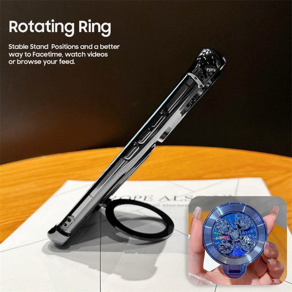 Motorola Edge 60 Pro 5G Reflective Fidget Rotating Airbag Case