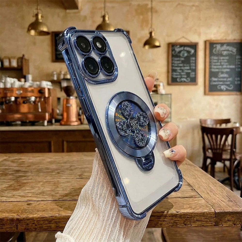 Motorola Edge 60 Pro 5G Reflective Fidget Rotating Airbag Case