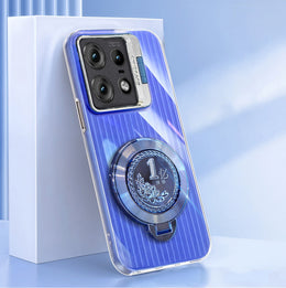 Motorola Edge 50 Pro 5G Luxury Dual Layer Hybrid Camera Billion Wheel Rotating Case