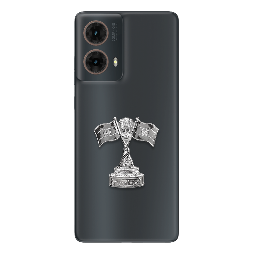Motorola G85 5G Compatible Satyamev Jayate 3D Metal Emblem Sticker