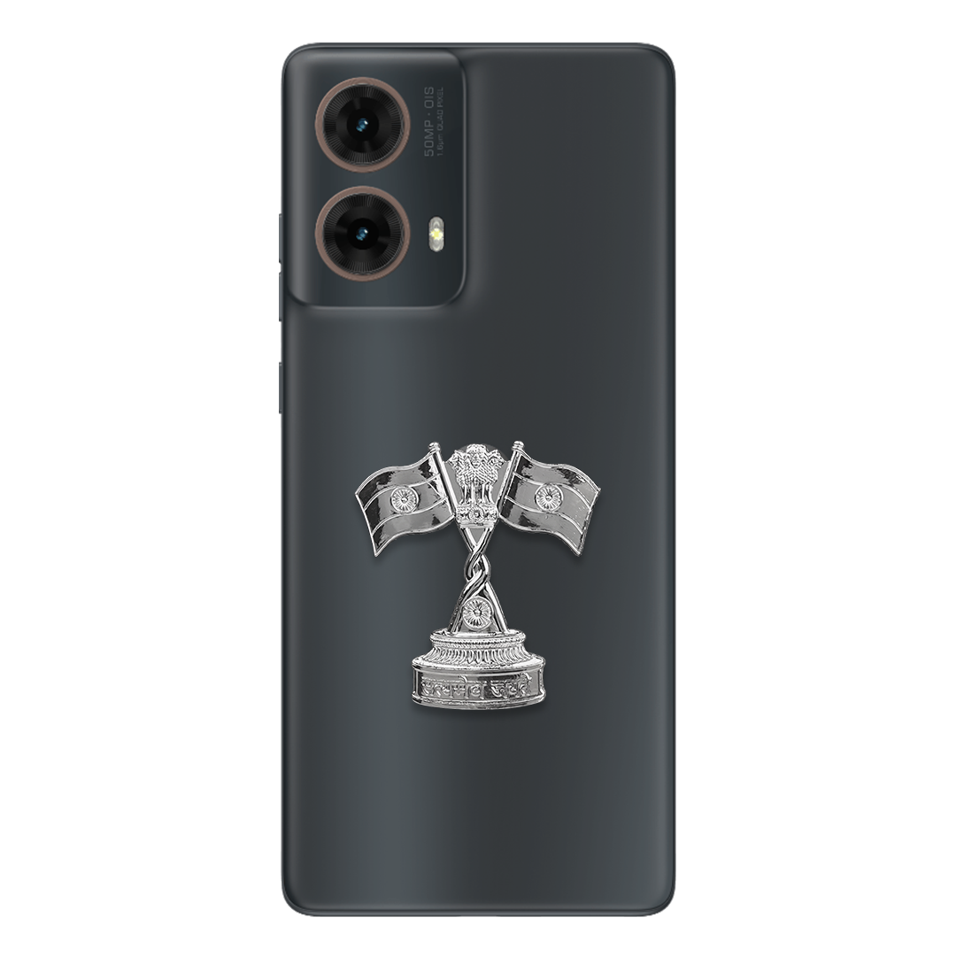 Motorola G85 5G Compatible Satyamev Jayate 3D Metal Emblem Sticker