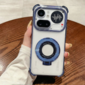 Nothing Phone 4a Pro 5G Original Luxury Magnifier Ring Stand Shockproof Airbags Corner Case