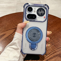Nothing Phone 4a Pro 5G Luxury Four Corner Invincible Bracket Ring Stand Case