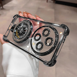 Oppo F27 Pro 5G Premium Stress Buster Wheel Rotating Shockproof Airbags Case