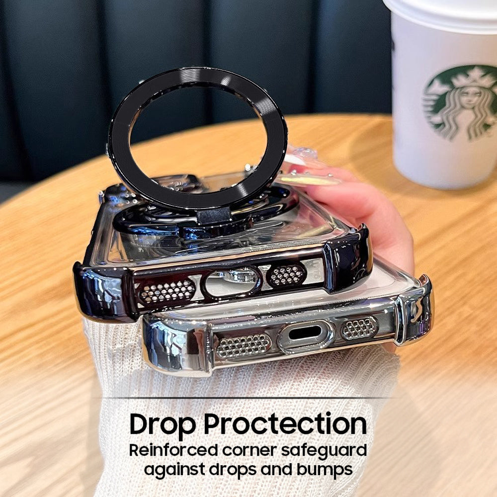 Oppo F29 5G Four Corner Airbags 100% Original Astro Money Magnet Rotating Dollar Case