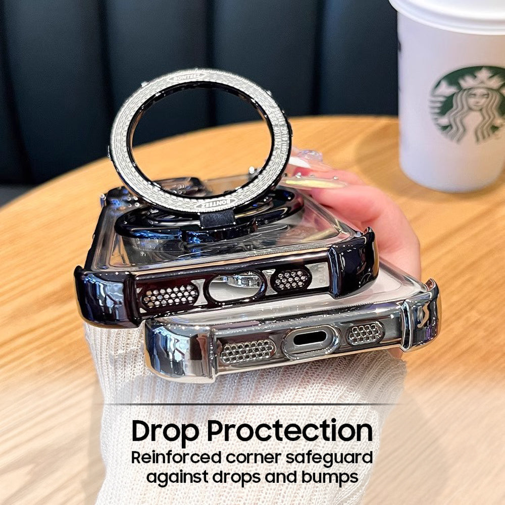Oppo Reno 10 5G Premium Stress Buster Wheel Rotating Shockproof Airbags Case
