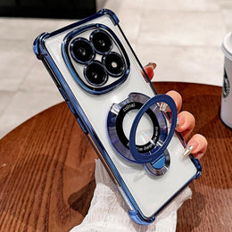 Oppo F29 5G Original Luxury Magnifier Ring Stand Shockproof Airbags Corner Case