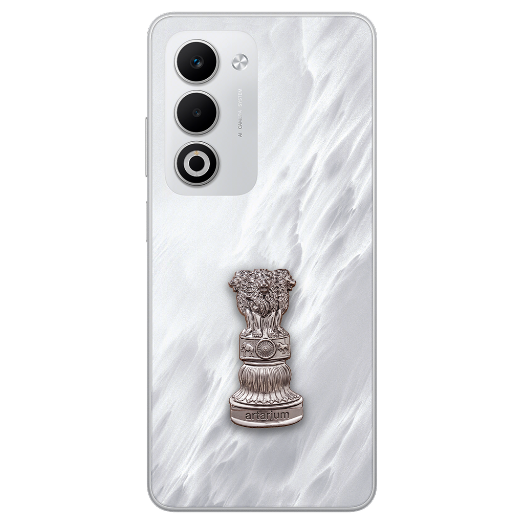 Oppo A5 5G Compatible Satyamev Jayate 3D Metal Emblem Sticker