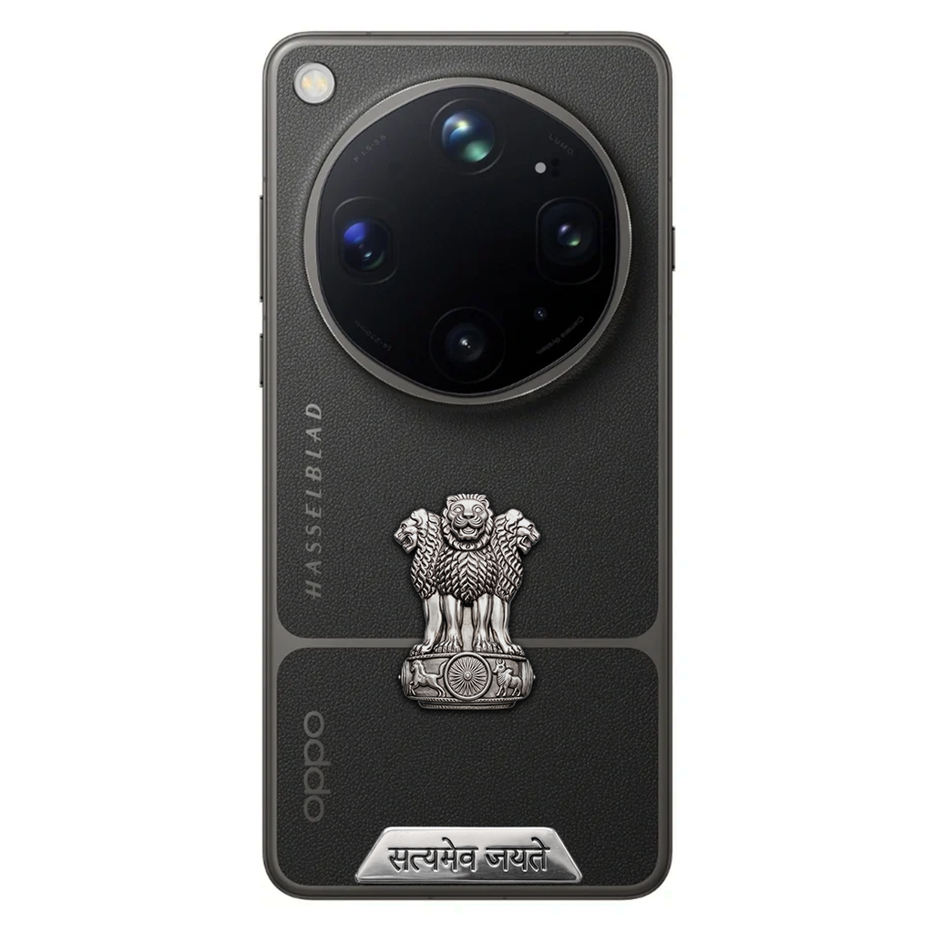 OPPO Find X9 Ultra 5G Compatible Satyamev Jayate 3D Metal Emblem Sticker