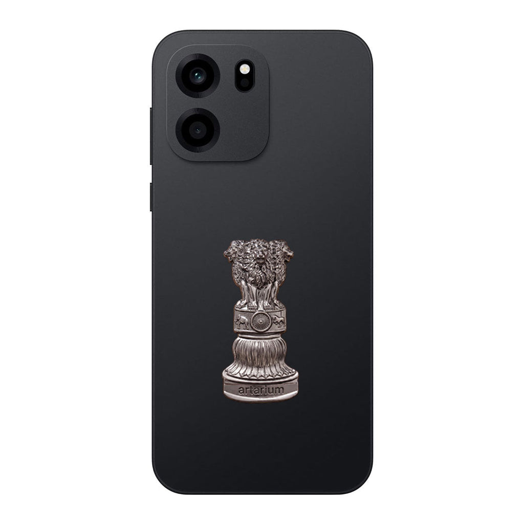 OnePlus N6 5G Compatible Satyamev Jayate 3D Metal Emblem Sticker